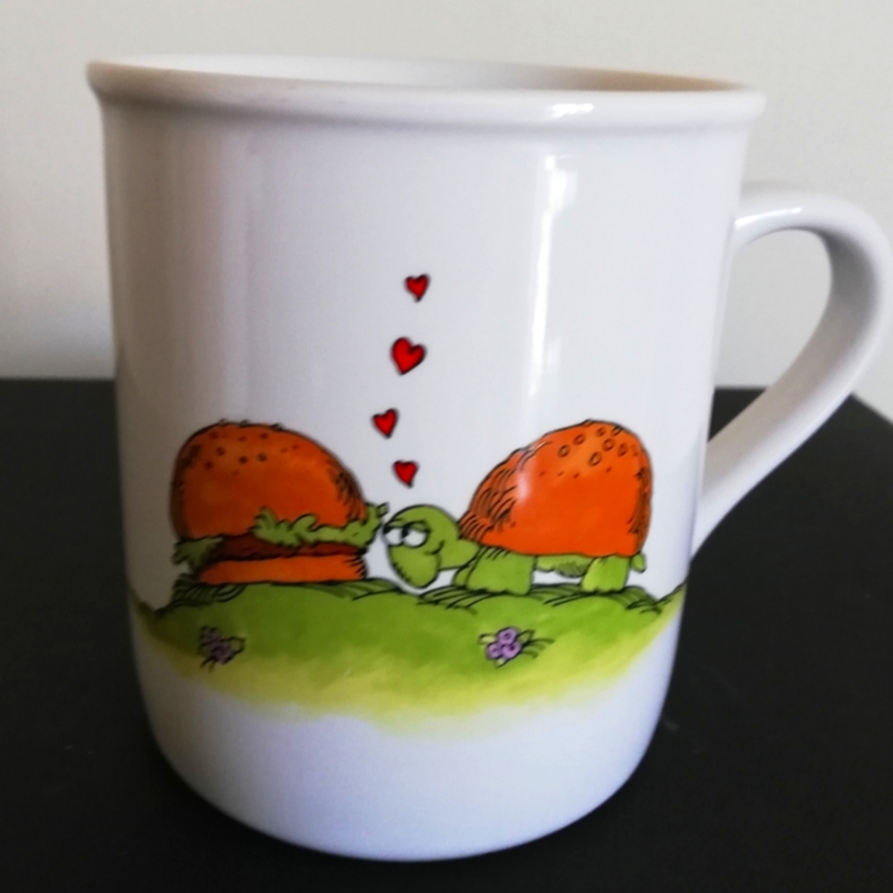 Vintage Hallmark Rim Shots ceramic mug